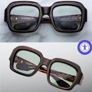 Jacques Marie Mage Evelyn Sunglasses in Yesterday - NEW IN BOX
